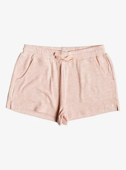 Pantalón corto ROXY short chándal corte holgado niña salty shell (mfgo) Ref. ERGNS03039 rosa salmon