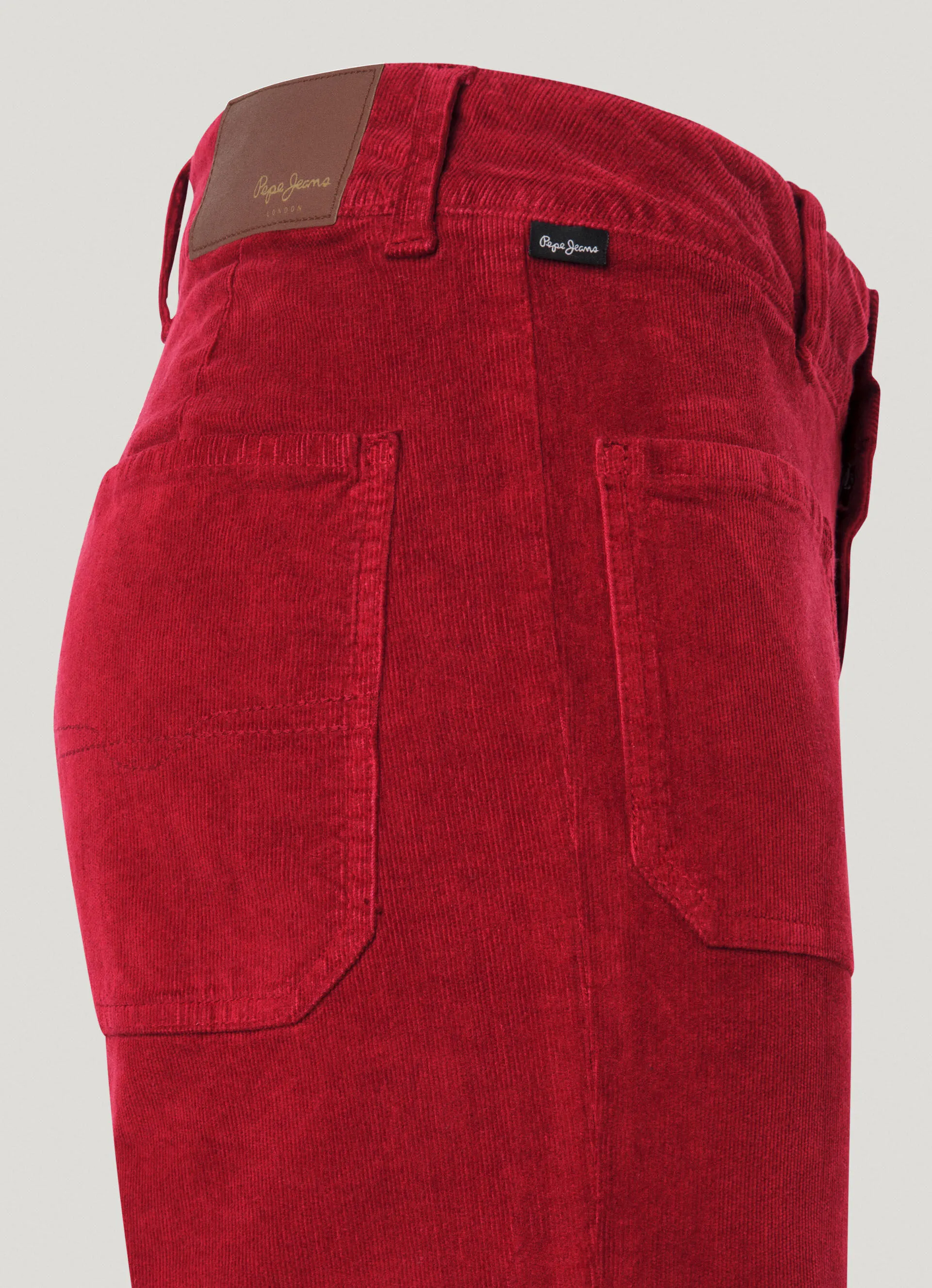pantalón de pana fit flare