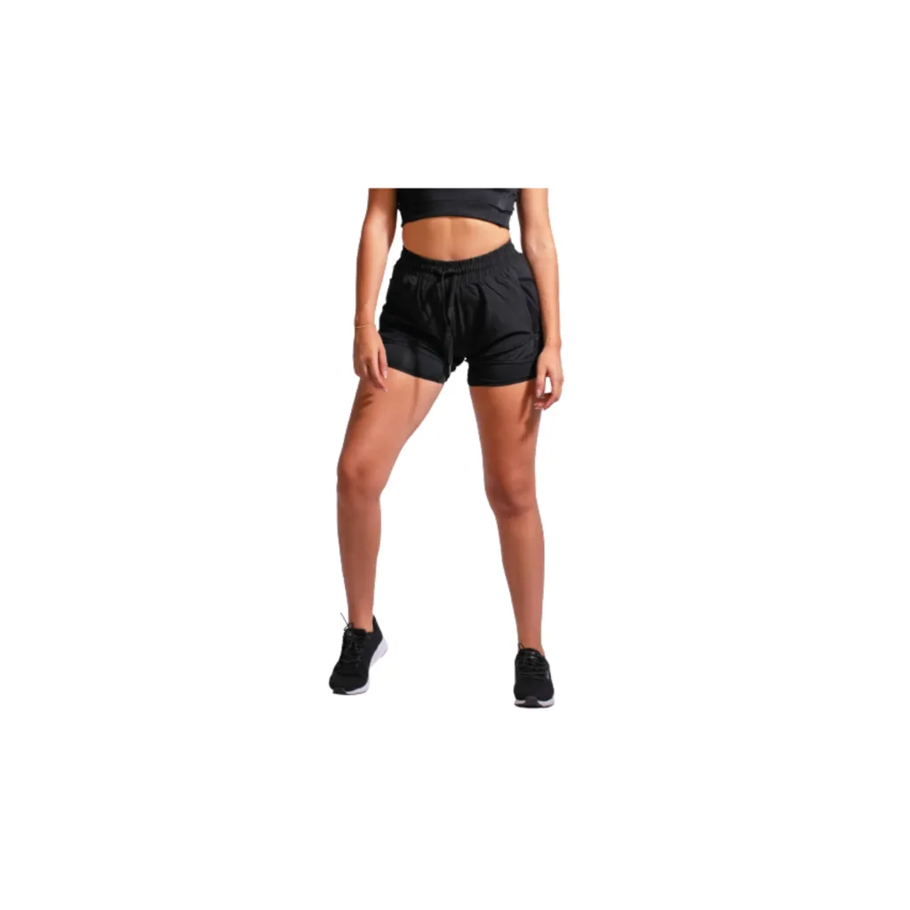 Pantalón Deportivo Lycra Mujer Ng+ Short Con Calza Mujer Ng