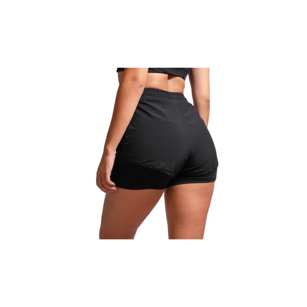 Pantalón Deportivo Lycra Mujer Ng+ Short Con Calza Mujer Ng