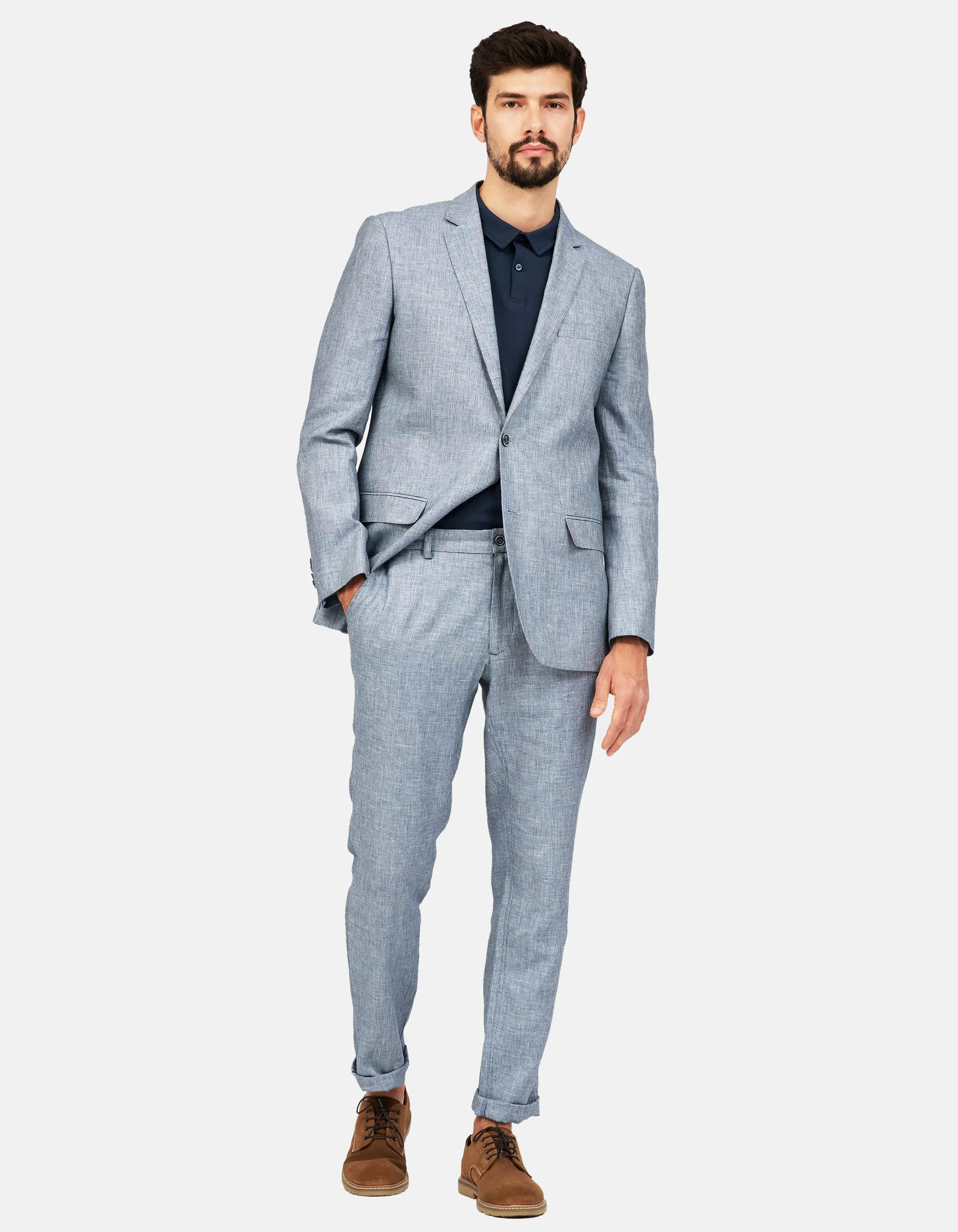 Pantalón ligero liso de vestir