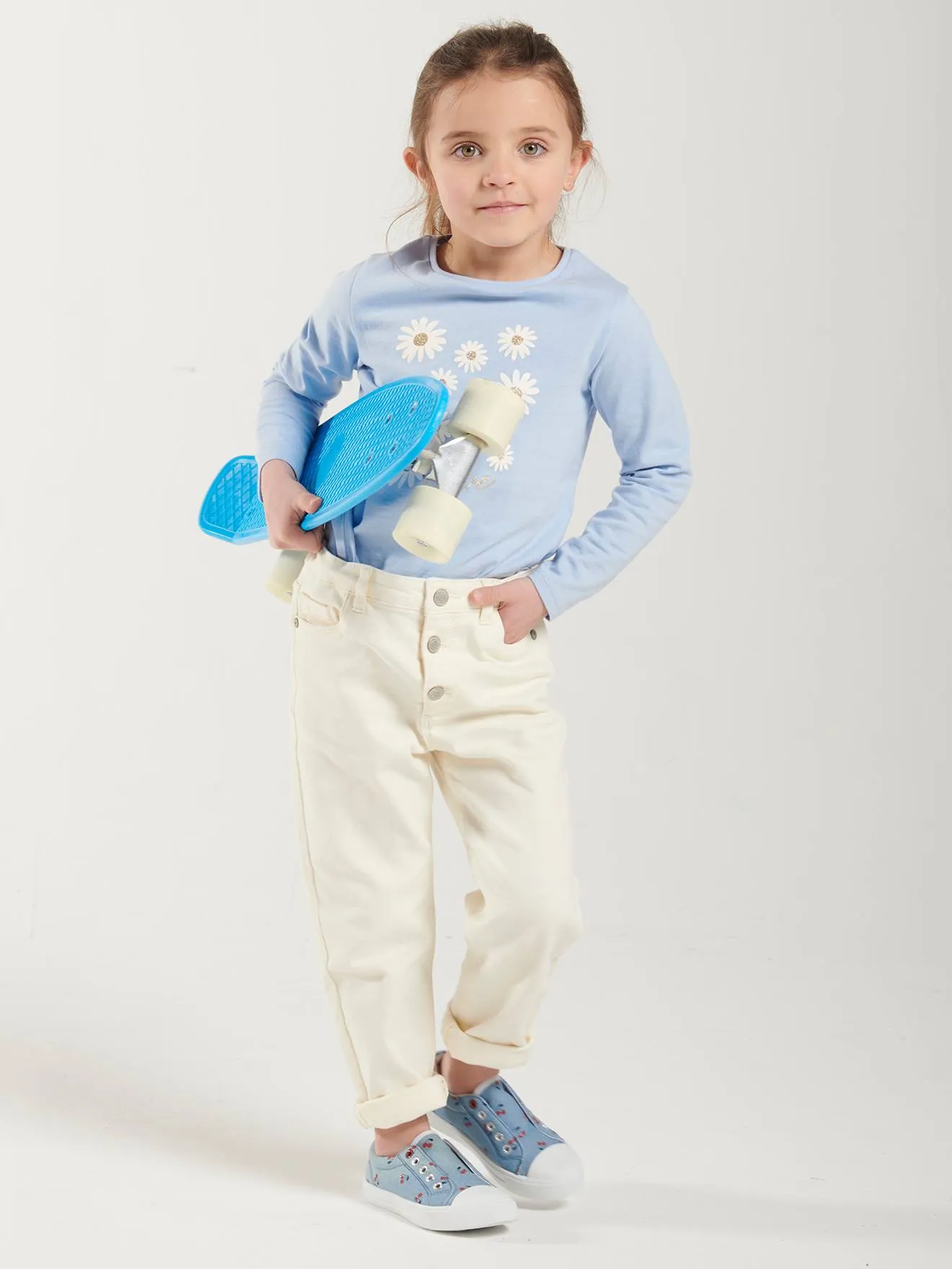 Pantalón «Mom fit» MorphologiK Ancho para niña