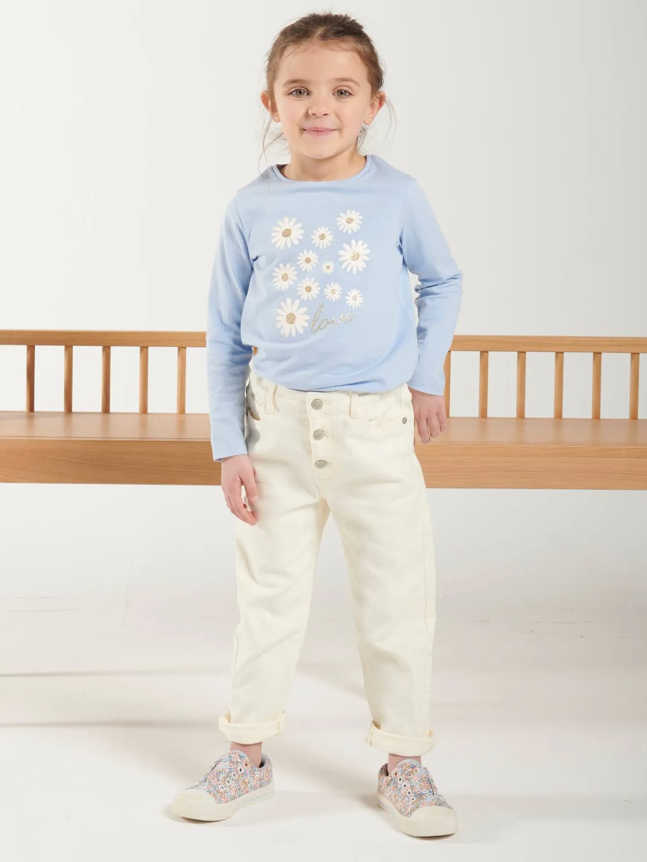 Pantalón «Mom fit» MorphologiK Ancho para niña