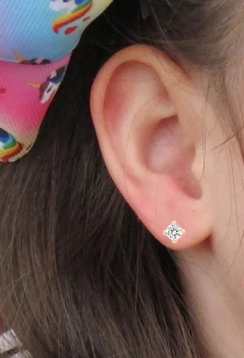 PENDIENTES GARRA ORO 18K CON CIRCONITA 234_26396