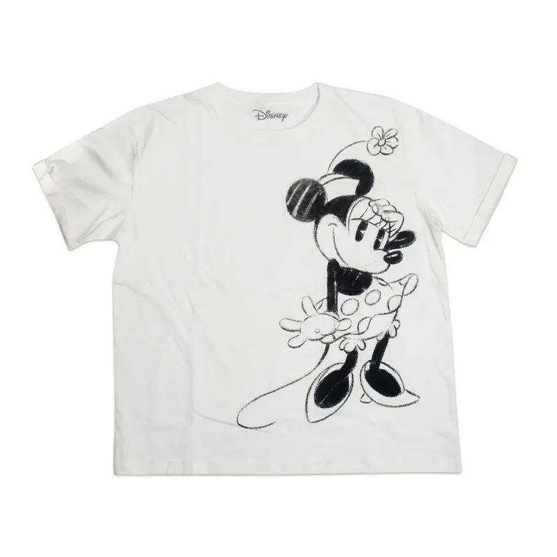 Polo Disney Estampado Minnie Mujer Blanco