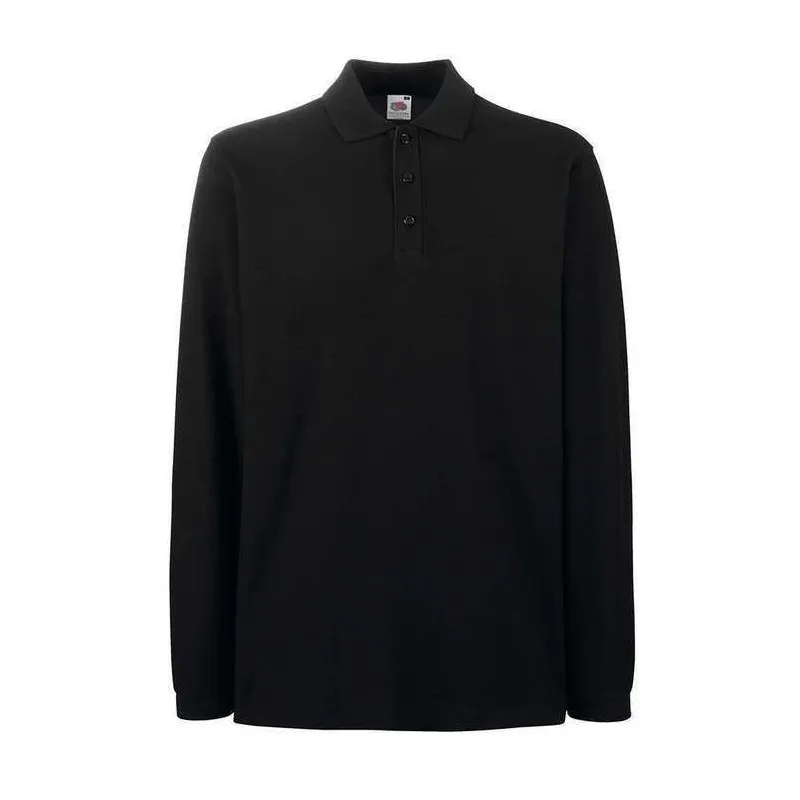 Polo Manga Larga Hombre Premium de Fruit of the Loom