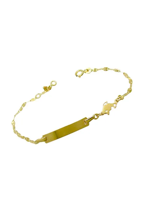 PULSERA DE ORO PARA BEB&EACUTE;. 045_044140414