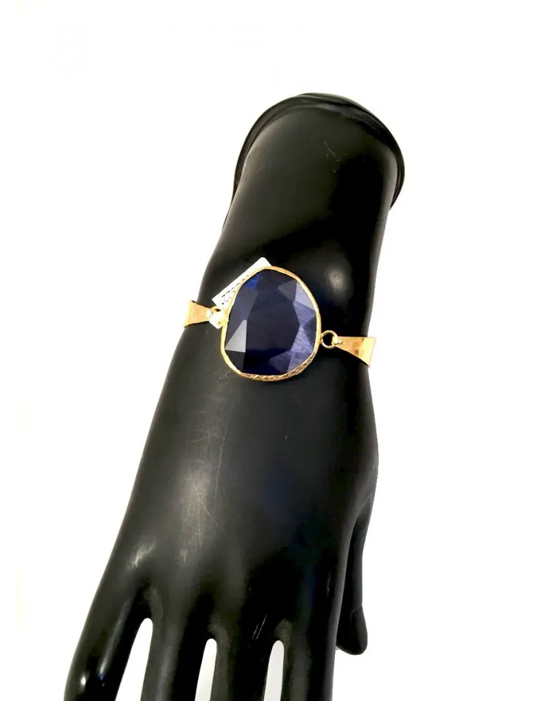 PULSERAS PIEDRAS ALTA BISUTERIA AZUL MARINO