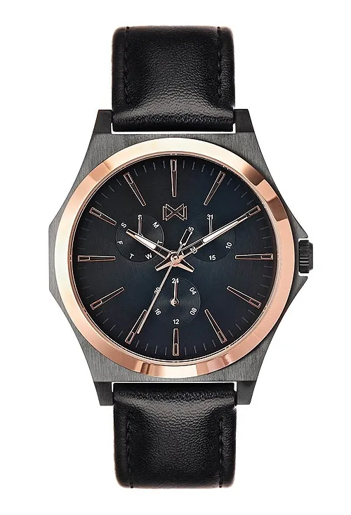 RELOJ MARK MADDOX MULTIFUNCIóN COLECCIóN NORTHEN ACERO Y PIEL 145_HC710257