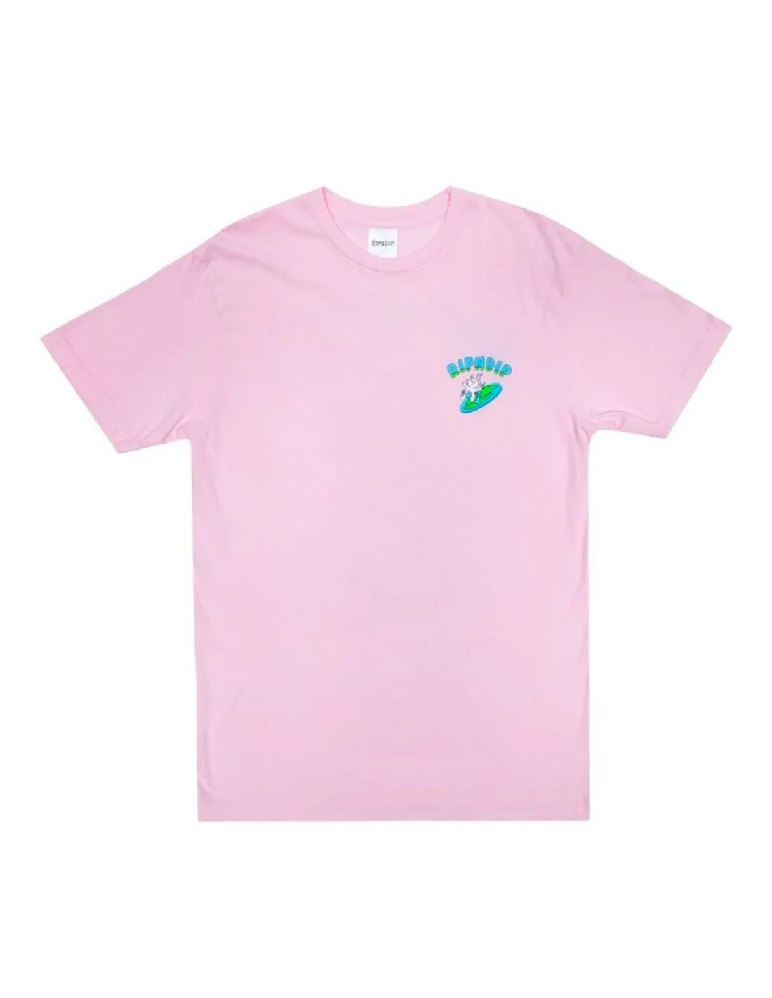 RIPNDIP THE WORKD IS YOURS  ROSA  CAMISETA
