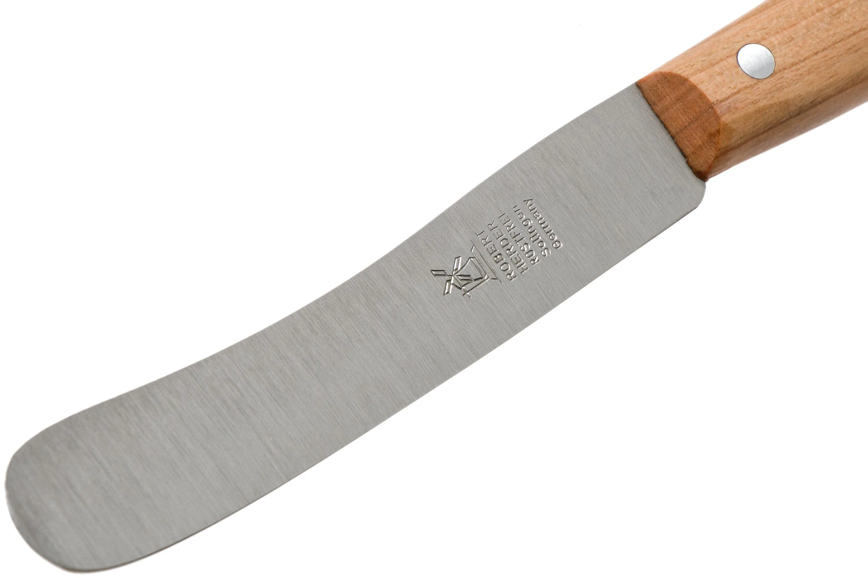 Robert Herder Buckels acero inoxidable Set de 4 cuchillos de desayuno, madera de ciruelo