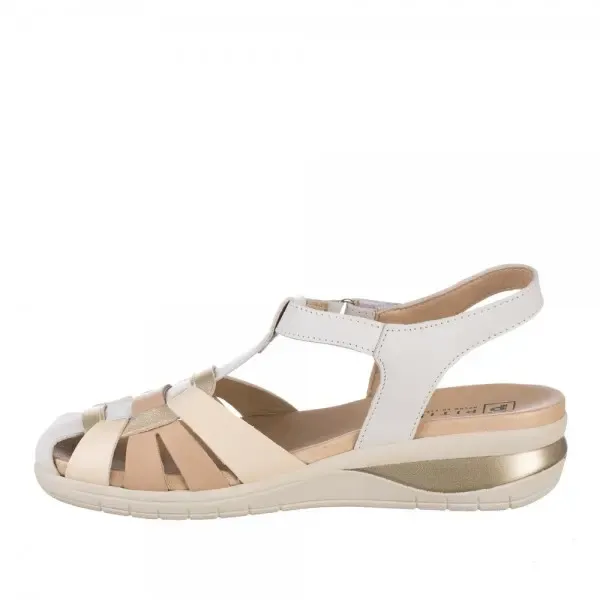 Sandalia de piel cerrada Pitillos 2802