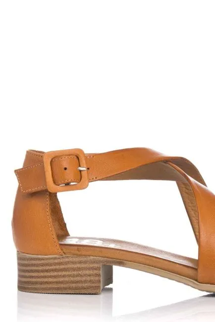 Sandalia en piel