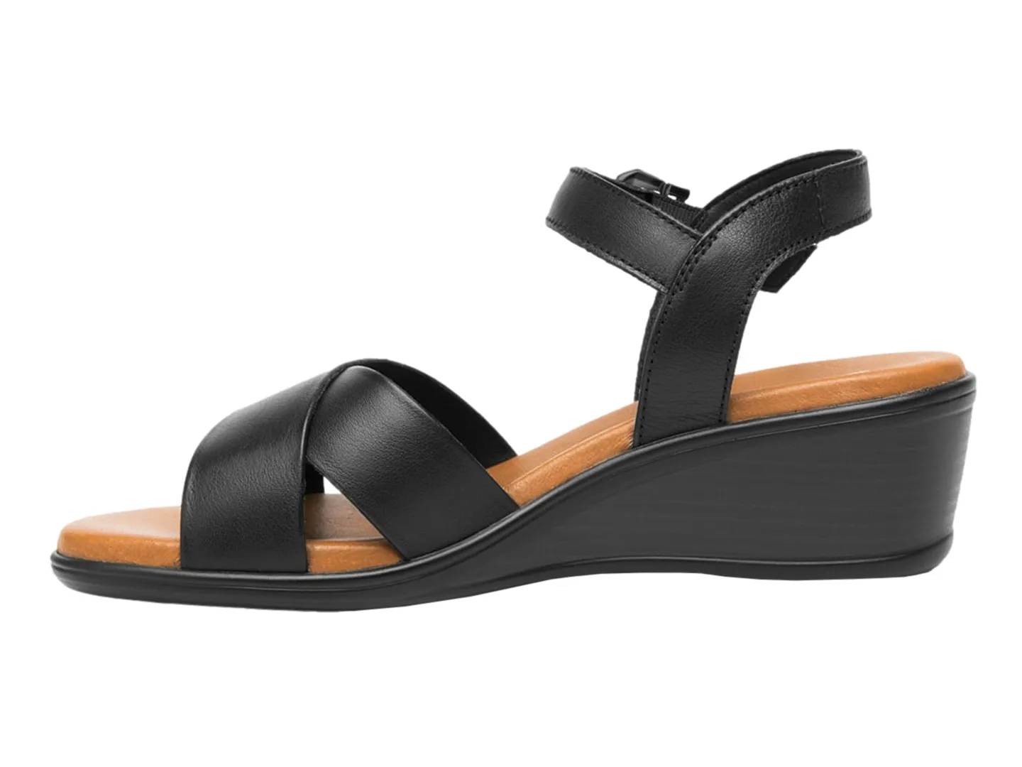 Sandalias Flexi Zura  Negro Para Mujer