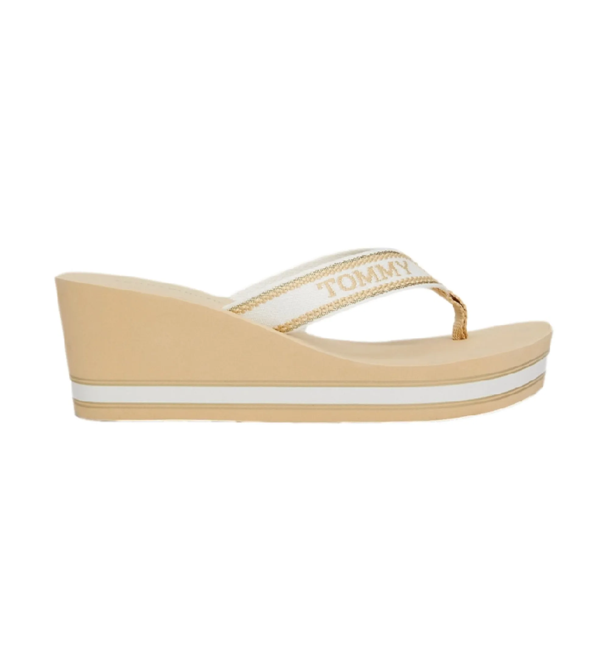 Sandalias Logo beige