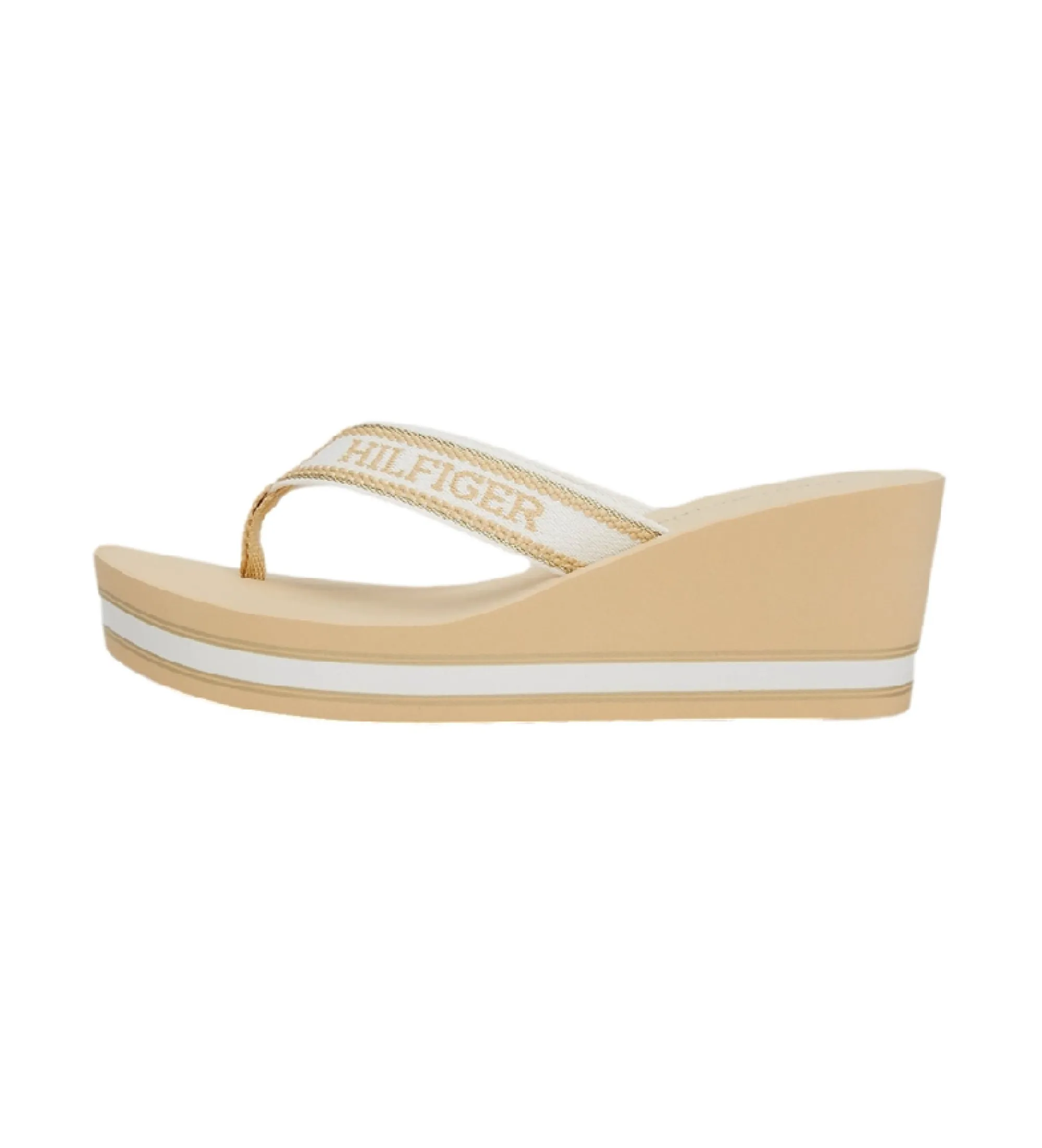 Sandalias Logo beige