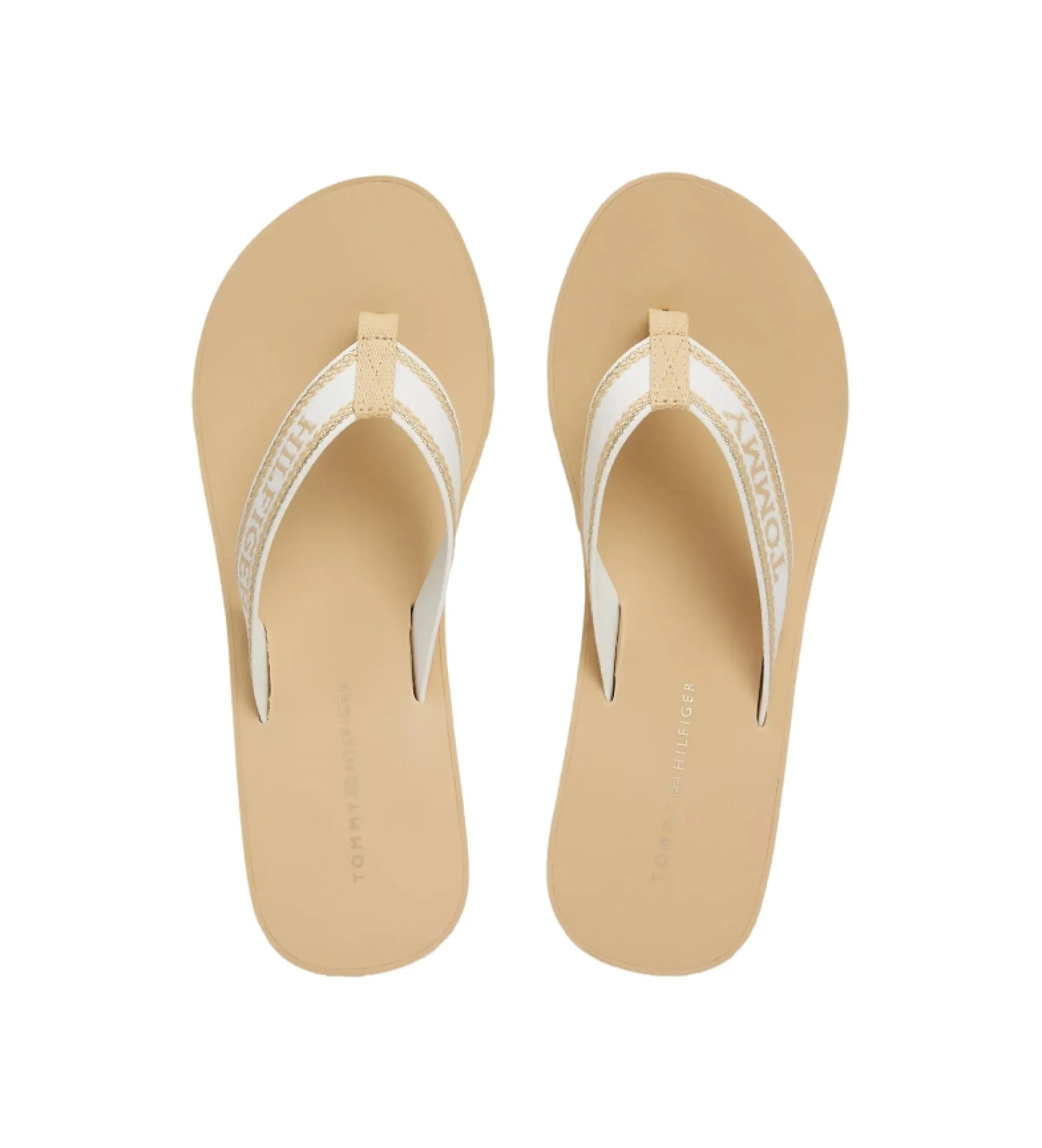 Sandalias Logo beige