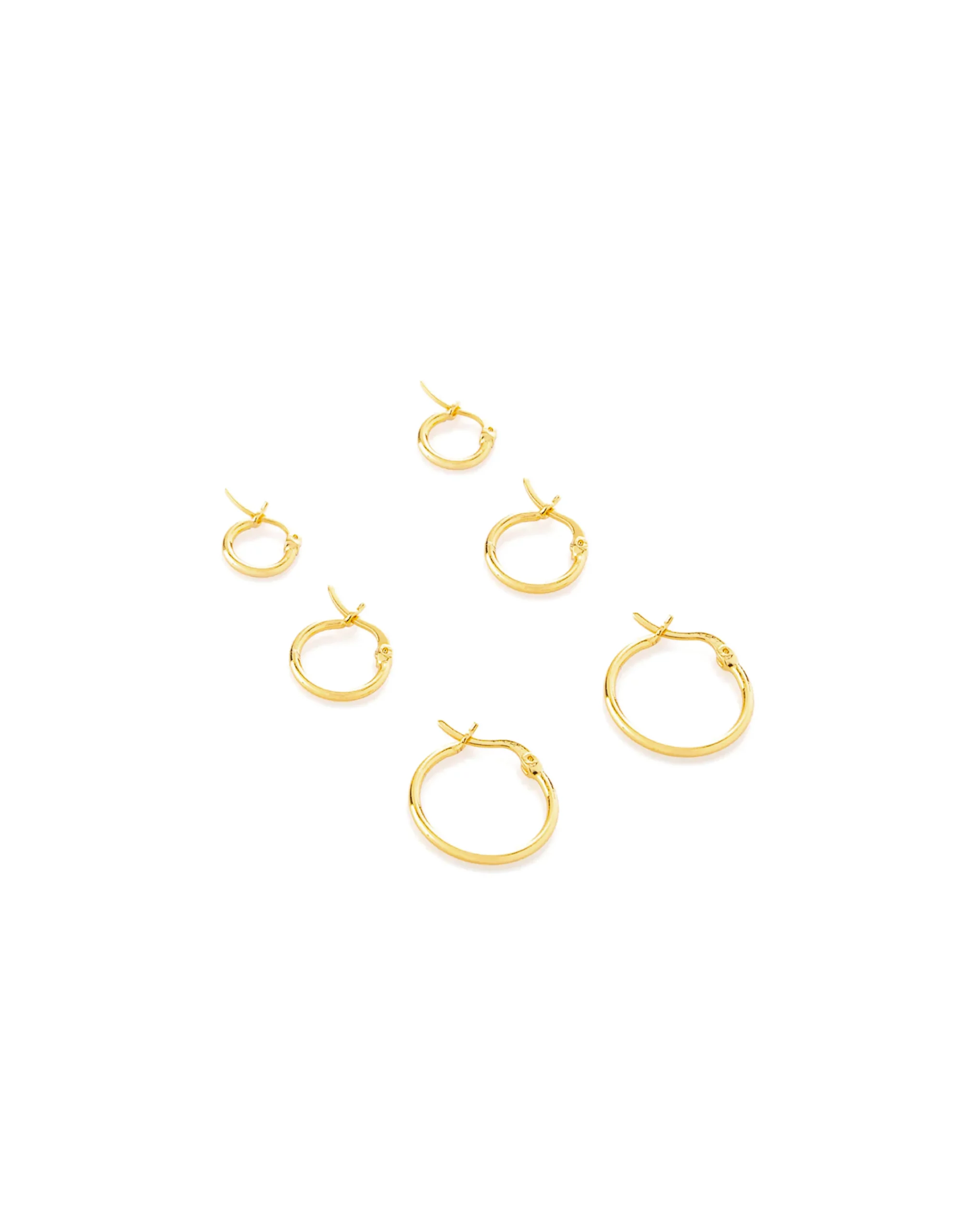 Set de tres aretes pequeños