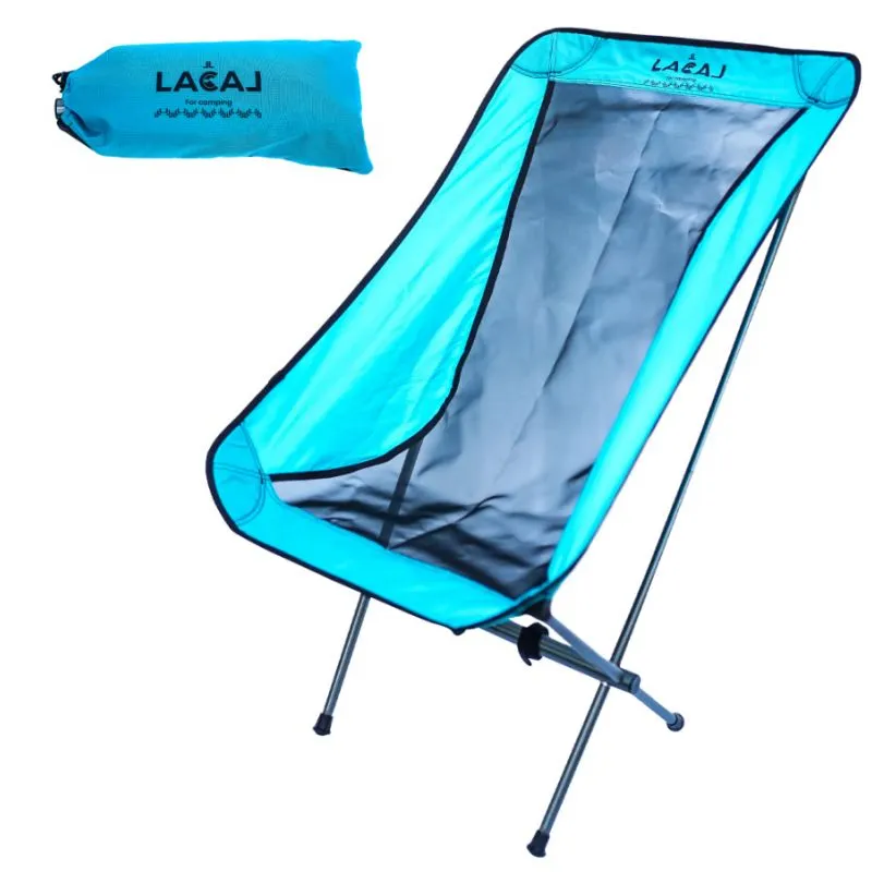 Silla de camping plegable Lacal BIG CHAIR LIGHT (azul)