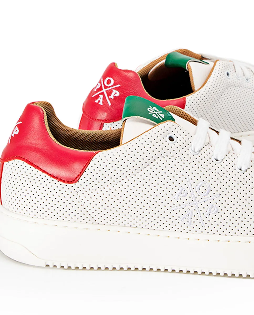Sneakers para hombre Alcaraz multipunto rojo