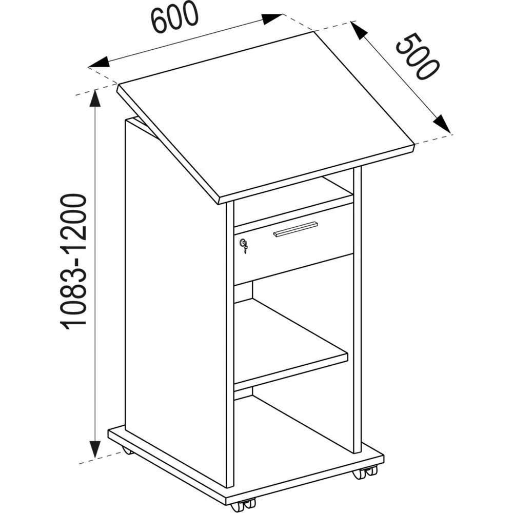 Soporte para proyector Neta, blanco