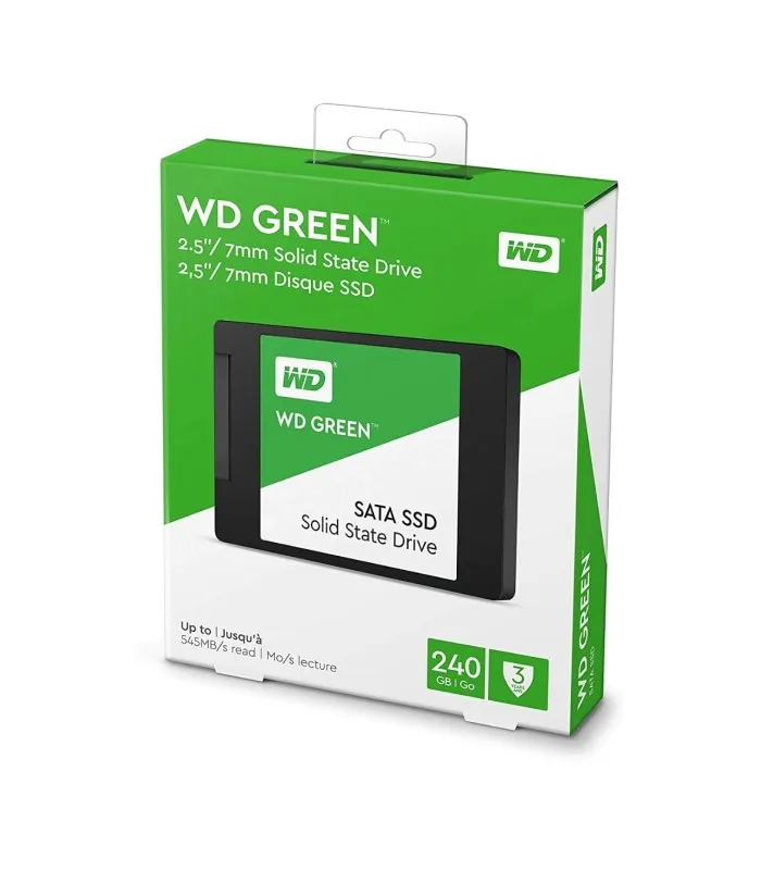 SSD WD GREEN 240GB 2.5"/7MM SATA III 6GB/S, 545MB/S R  WDS240G3G0A