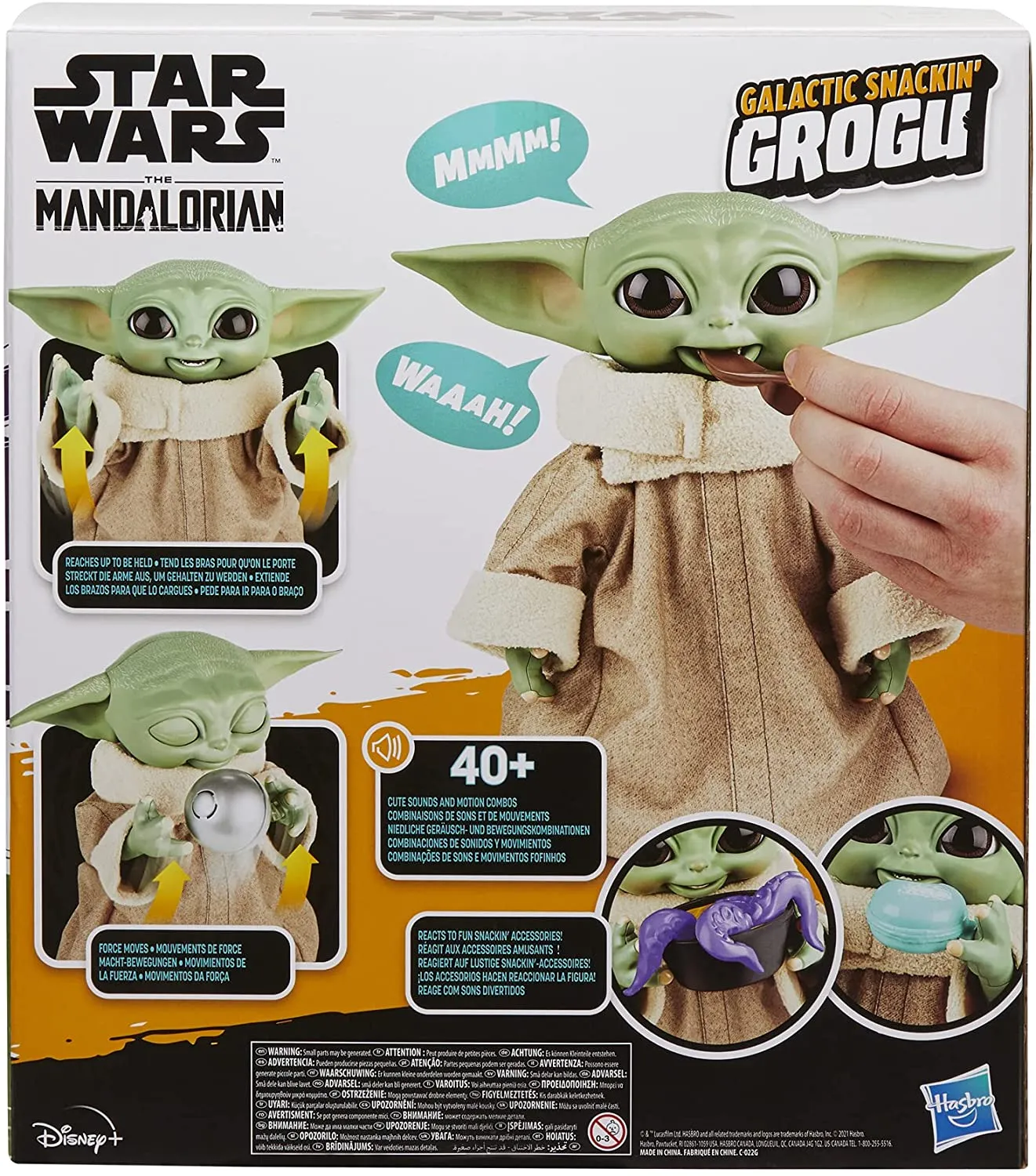 STAR WARS GALACTIC SNACKIN’ GROGU  JUGUETE ANIMATRóNICO