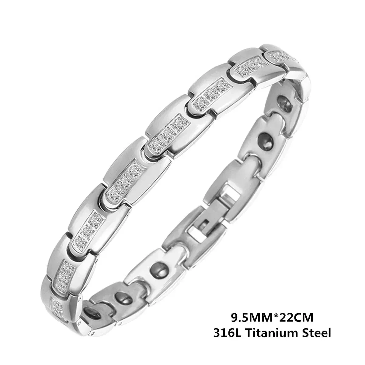 Strong Magnetic Titanium Steel Bracelets Magnetic Therapy Bracelet for men and women