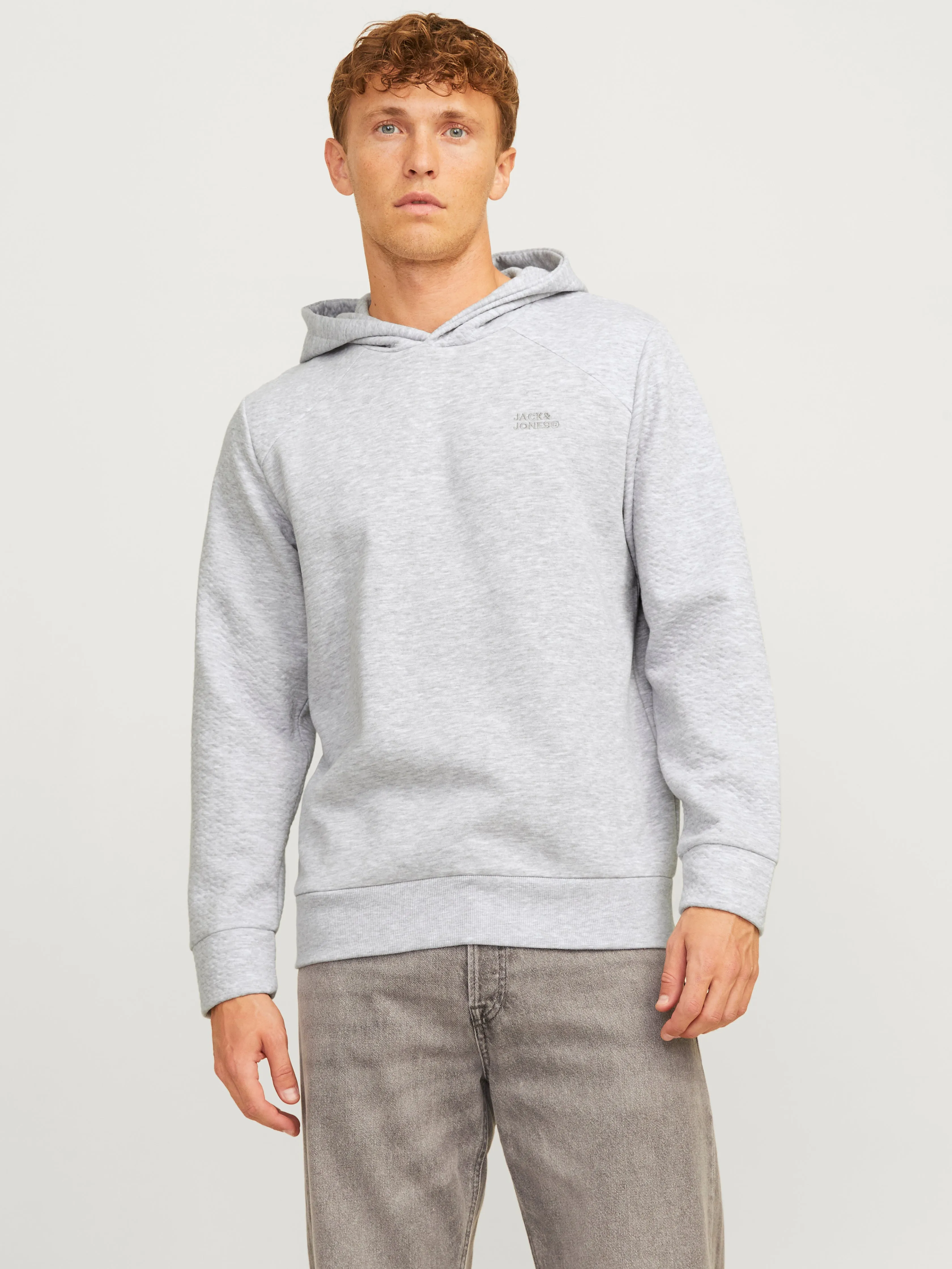 Sudadera con capucha Logotipo | Gris claro | Jack & Jones®