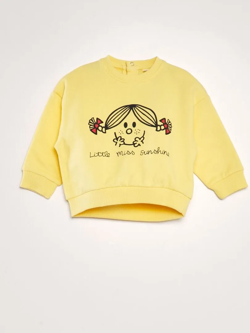 SUDADERA DE CHáNDAL 'MONSIEUR MADAME'  UNISEX  AMARILLO