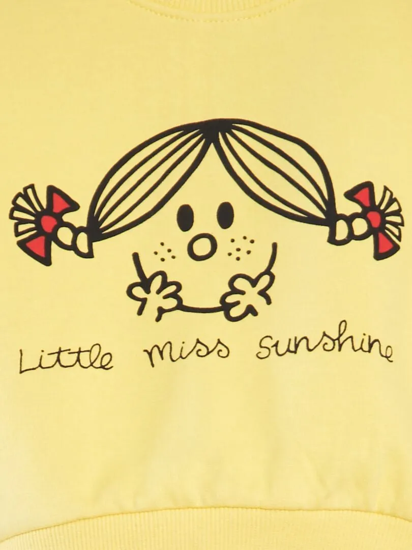 SUDADERA DE CHáNDAL 'MONSIEUR MADAME'  UNISEX  AMARILLO