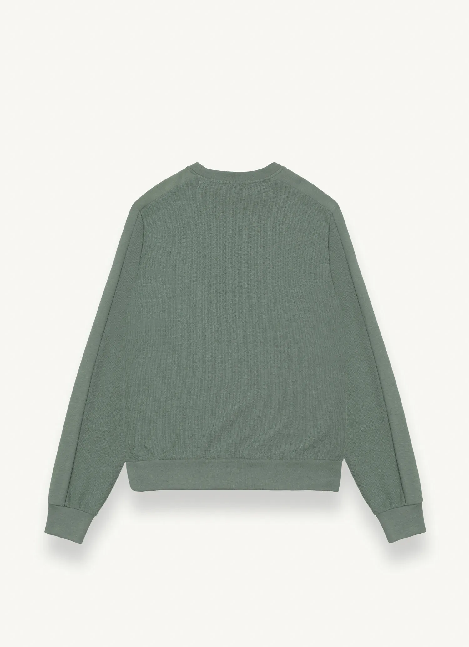 Sudadera de cuello redondo en piqué