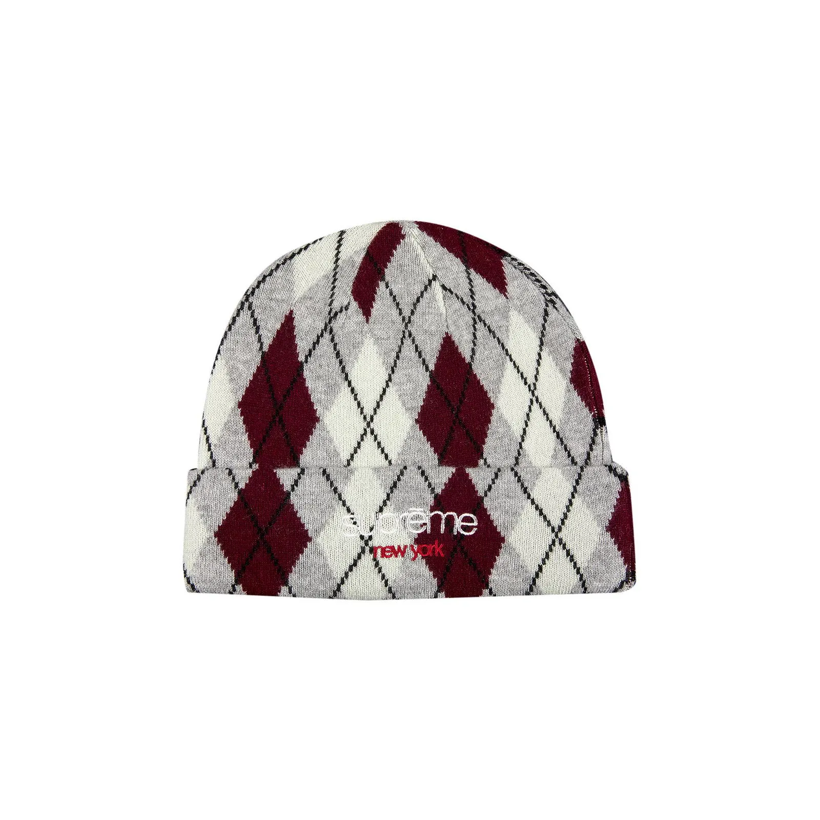 Supreme Argyle Cashmere Beanie