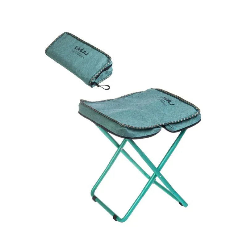 Taburete de camping plegable LACAL (verde)