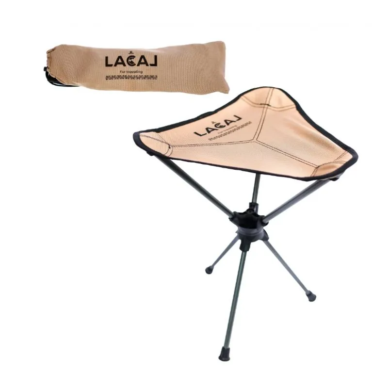 Taburete plegable de camping Lacal NOMAD STOOL (Amarillo)