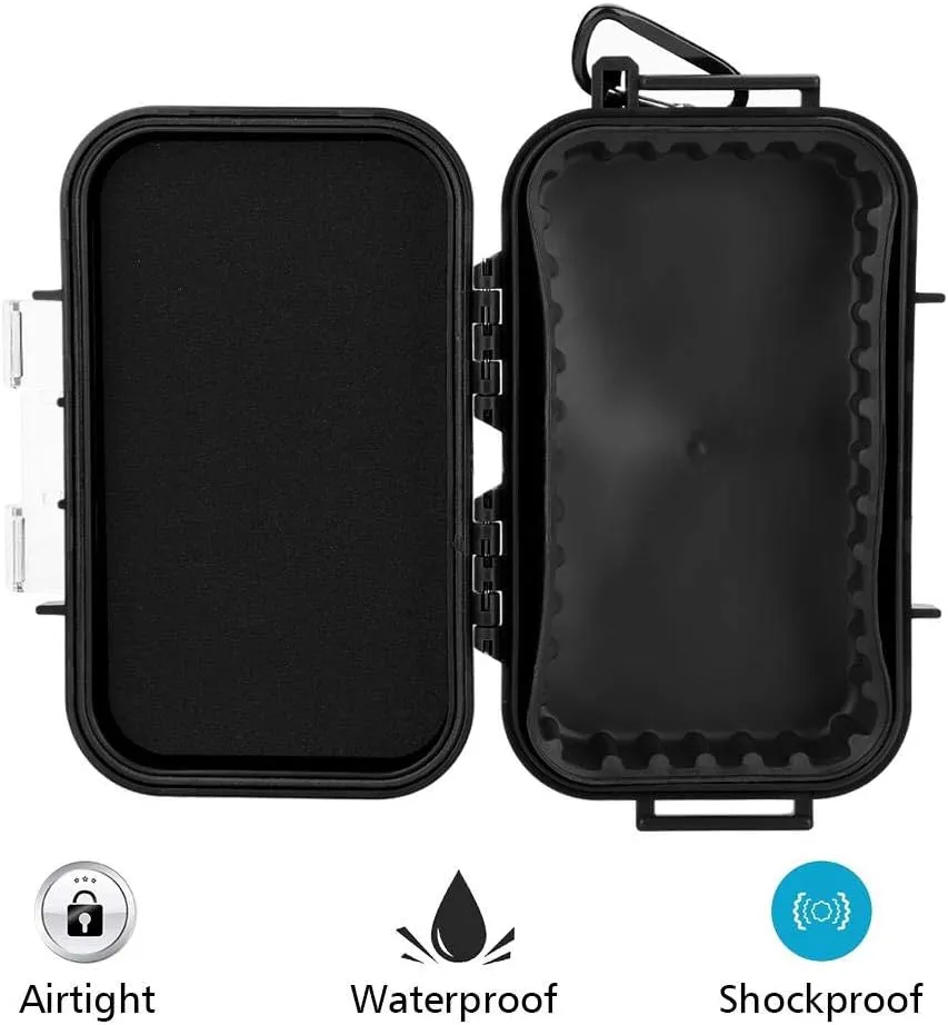 Tbest Caja Seca Impermeable Caja de Alenamiento Caja Impermeable a Prueba de Agua al Aire Libre Buceo Supervivencia Caja de Tran