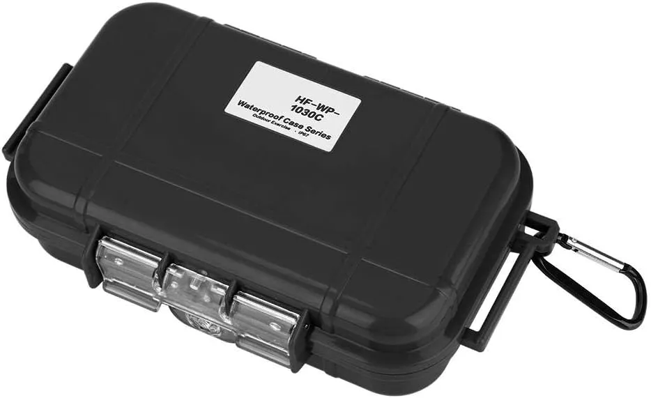 Tbest Caja Seca Impermeable Caja de Alenamiento Caja Impermeable a Prueba de Agua al Aire Libre Buceo Supervivencia Caja de Tran