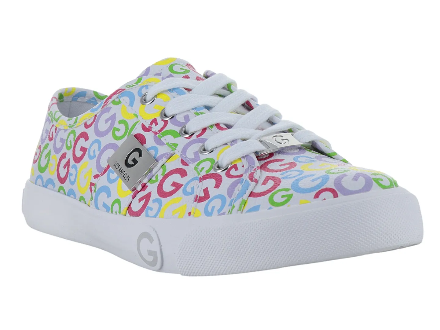 Tenis Gbg Byrone Blanco Para Mujer