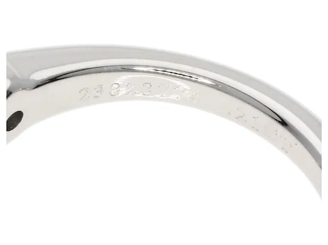 Tiffany & Co Anillo de diamante solitario Tiffany con borde afilado 
