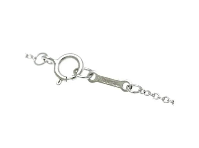 Tiffany & Co Collar de Diamante Double Kiss de Tiffany Plata 
