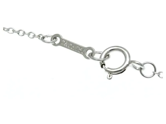 Tiffany & Co Collar de Diamante Double Kiss de Tiffany Plata 