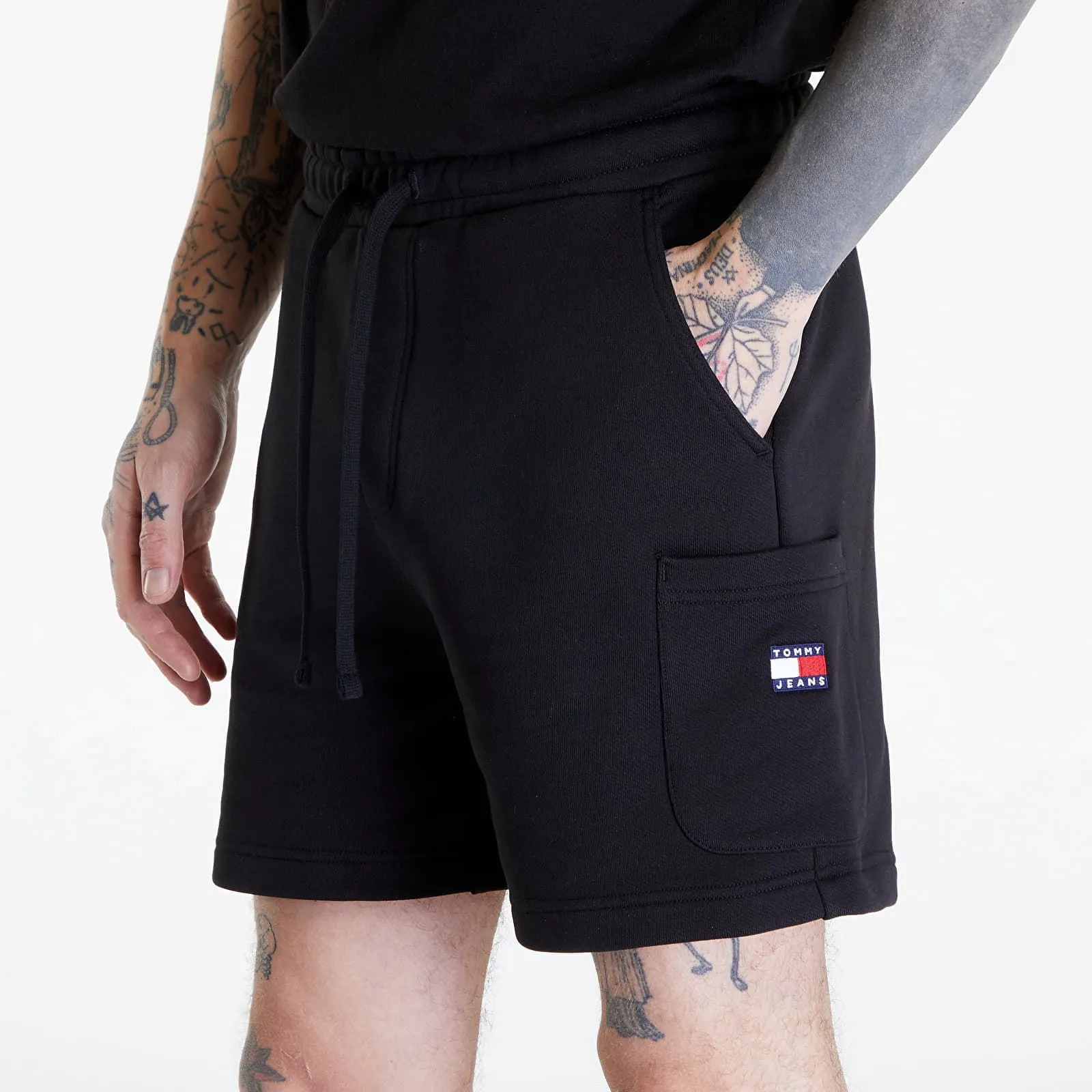 Tommy Hilfiger Badge Cargo Shorts Black