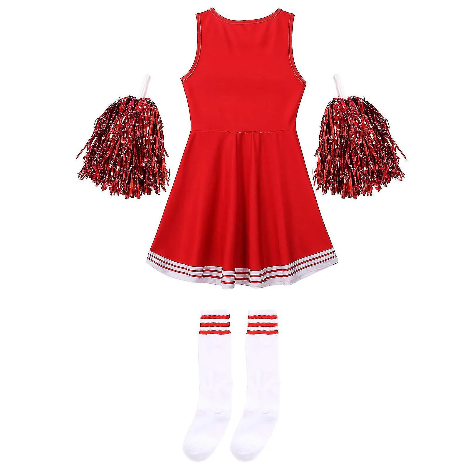 UNIFORMES DE PORRISTAS PARA NIñAS, UNIFORMES DE BAILE PARA NIñOSROJO JB52