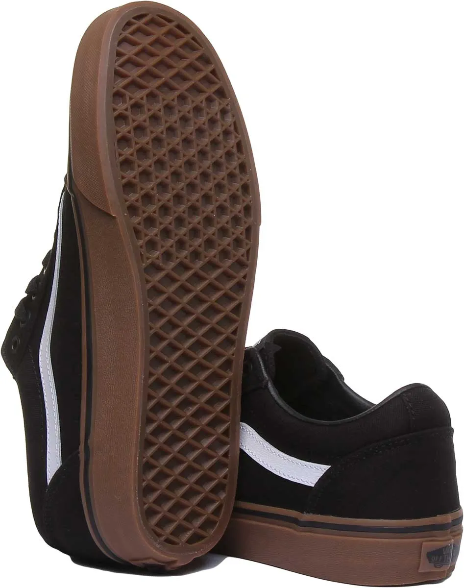 Vans Ward Dachshund Zapatillas con cordones de ante para hombre en marrón