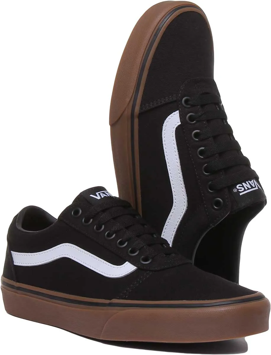 Vans Ward Dachshund Zapatillas con cordones de ante para hombre en marrón