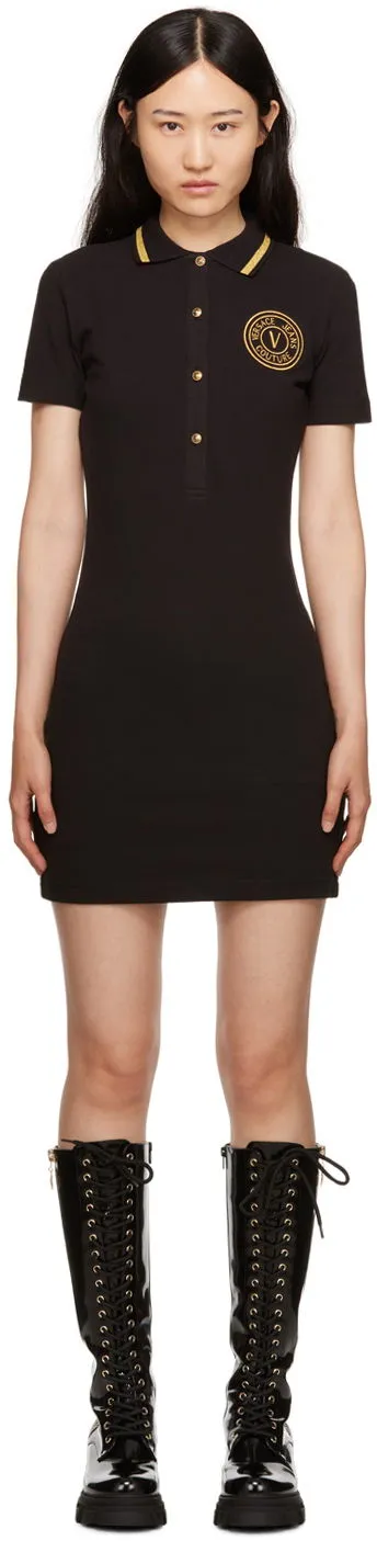 Versace Jeans Couture Embroidered Minidress