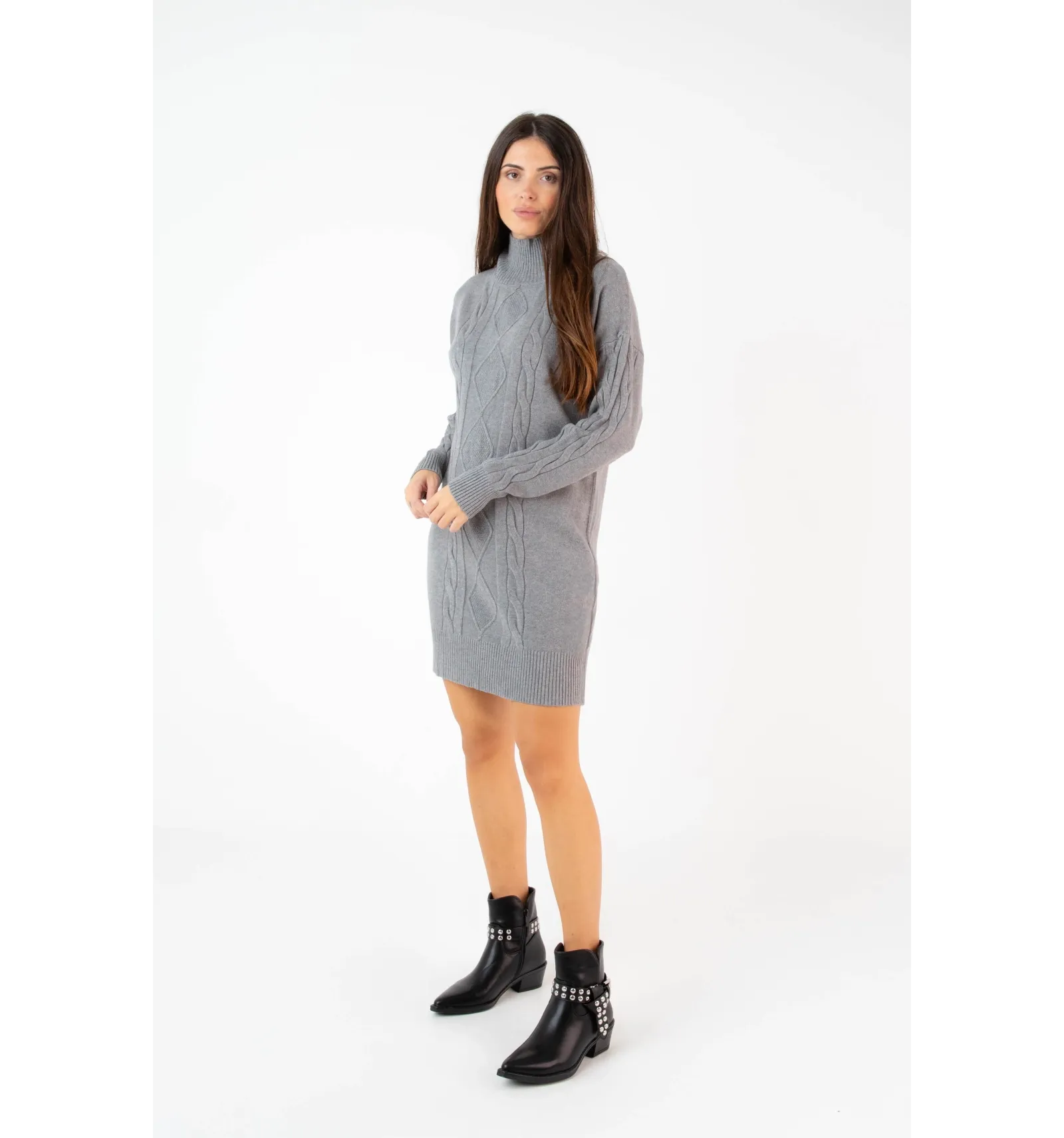 VESTIDO ALMER  GRIS