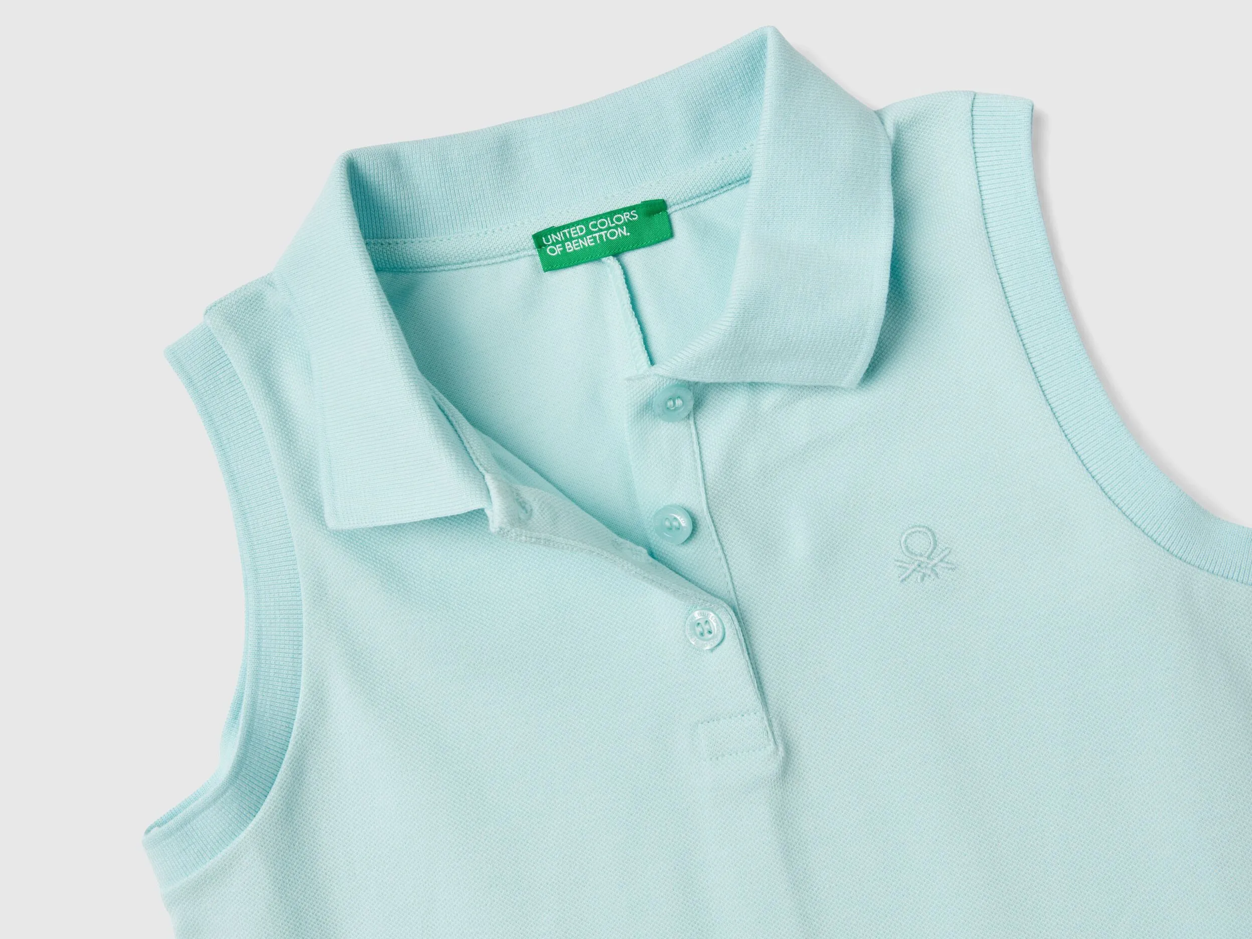Vestido de estilo polo sin mangas