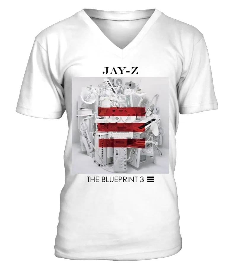 WT. JAYZ, THE BLUEPRINT 3 CAMISETA CUELLO EN V UNISEX