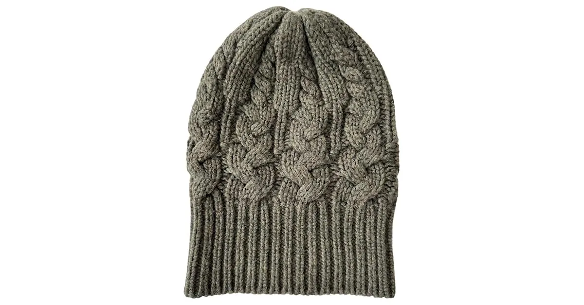 Yves Saint Laurent Gorro YSL Caqui 